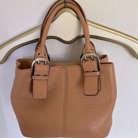 Tignanello Double Handle Buckle Small Satchel - Picture 2 of 14